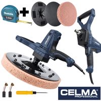 Zacieraczka do tynków CELMA Pro PRBt 390S 710W 390mm + Miara MAKITA 3,5m