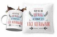 Zestaw Dla Vice Kierownika Poduszka + Kubek Z Nadrukiem Ze Zdjęciem