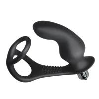 rocks-off ro-zen pro black - masażer prostaty z pierścieniem, 10 trybow