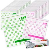 40x Worki Woreczki Torebki Strunowe do Przechowywania Żywności Mrożenia