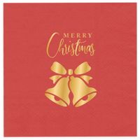 Serwetki Dzwonki czerwone 10szt.