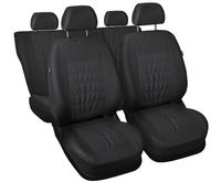 Uniwersalne skórzane pokrowce MODERN MG-2 SZARE do VW VENTO