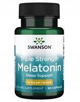 Swanson Melatonina Triple Strength 10 mg 60 kapsułek