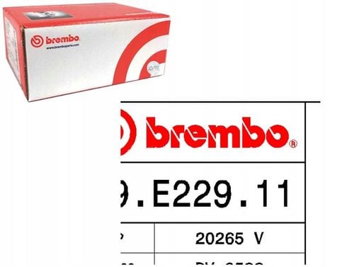 TARCZA HAM PRZOD 282X25 V BREMBO na Arena.pl