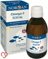 Norsan Omega-3 TOTAL o smaku Cytrynowym Olej Rybi Omega Płyn 200ml
