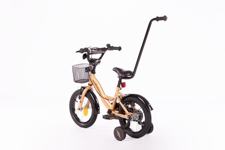 rower rowerek TOMABIKE 14 cali koszyk 2x V-BREAK prowadnik zdjęcie 3