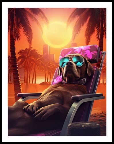 Plakat 50x65cm Lato w Stylu na Arena.pl