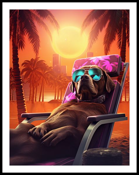 Plakat 50x65cm Lato w Stylu zdjęcie 3