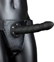 ouch! hollow strap-on 20 cm - anatomiczny model na pasku z wypustkami