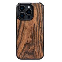 drewniane etui bewood do iphone 16 pro bocote