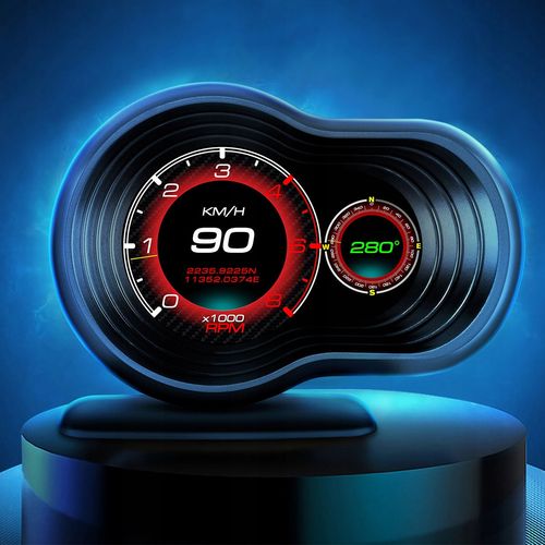 Komputer Pokładowy HUD Wyświetlacz Licznik LCD OBDII Kasowanie Błędów USB na Arena.pl