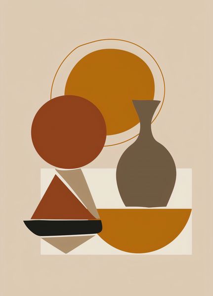 Plakat 39,5x55cm Geometryczna Utrata zdjęcie 1