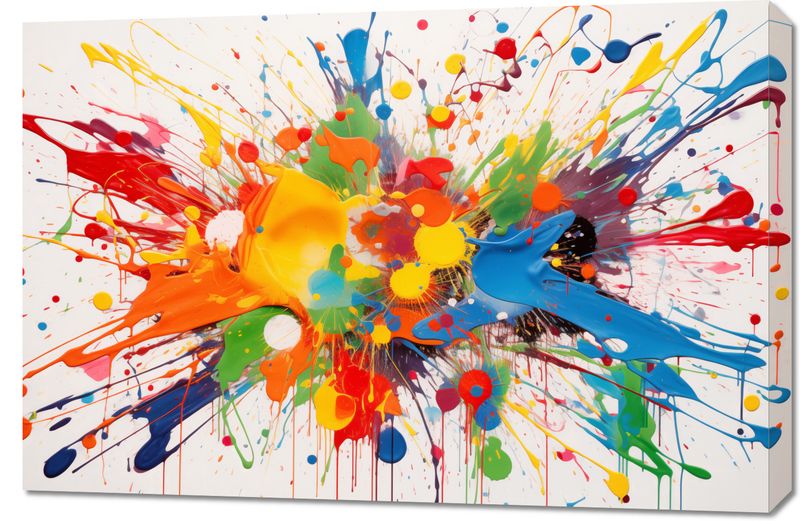 Obraz 90x60cm Eksplozja Kreatywności zdjęcie 1