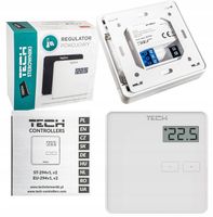 STEROWNIK REGULATOR TERMOSTAT POKOJOWY PRZEWODOWY TECH ST-294 v1 BIAŁY
