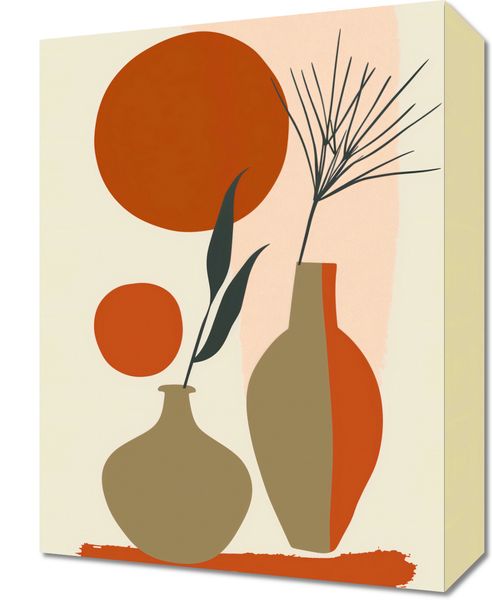 Obraz 30x40cm Wazy w Czerwieni zdjęcie 1