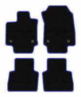 Dywaniki welurowe CARLUX-BLUE do Lexus NX II 2021- czarne/niebieskie