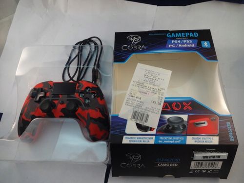 Pad bezprzewodowy do PS4 Cobra QSP462CRD PS3 PC Android na Arena.pl
