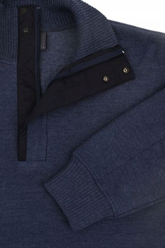 Sweter męski granatowy melanżowy Sebi Rozmiar - XXL na Arena.pl