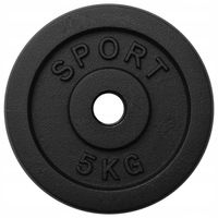 Obciążenie żeliwne 6x5kg talerz 28mm zestaw 30kg