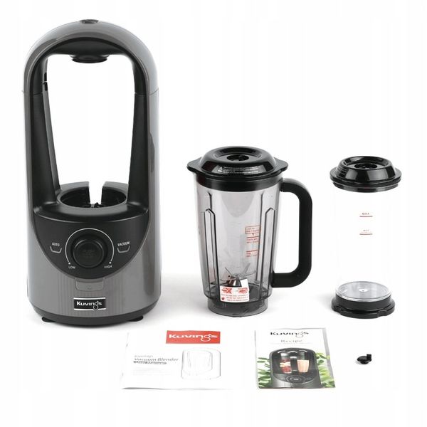 BLENDER KIELICHOWY PRÓŻNIOWY KUVINGS KV200 SREBRNY zdjęcie 9