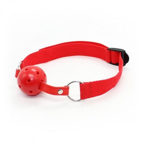 knebel easy breathable ball gag (rosso) na Arena.pl