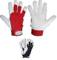 rękawice skóra kozia, rzep, safeticult pro, technik r.8 - 12 par - rek