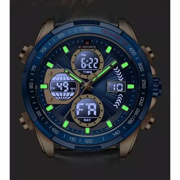 ZEGAREK MĘSKI NAVIFORCE NF9197L RG/BE/BE + BOX zdjęcie 4