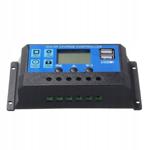 REGULATOR KONTROLER SOLARNY PWM 30A 12V/24V zdjęcie 1