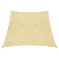 Żagiel przeciwsłoneczny, 160 g/m², beżowy, 3/4x2 m, HDPE