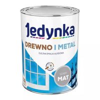 EMALIA ALKIDOWA DO DREWNA I METALU SZARY JASNY MAT 0,9L - 5EMAL.SJM0.9