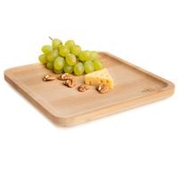 Talerz Bambusowy Taca na Przekąski Przystawki do Serwowania 14x14 cm