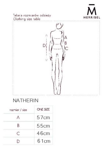 Sweter Natherin Powder rozmiar - ONE SIZE na Arena.pl