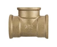 złączka mosiężna trójnik gwint wewnętrzny 1/2'' - h/zm-05-015