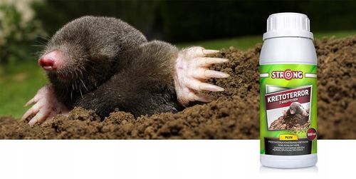 ŚRODEK NA KRETY PREPARAT OPRYSK ODSTRASZACZ KRETOTERROR PŁYN STRONG na Arena.pl