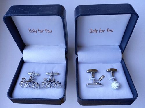 Spinki do mankietów Zestaw do Golfa Kij Putter Piłka HPC dla golfisty +Etui na Arena.pl