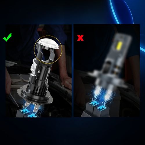 ŻARÓWKI LED H7 RETRIFY S&D PROJECTOR 100% IDEALNE ODCIĘCIE SOCZEWKA FISHEYE na Arena.pl