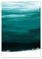 Plakat abstrakcja mazy farbą 70x100 cm