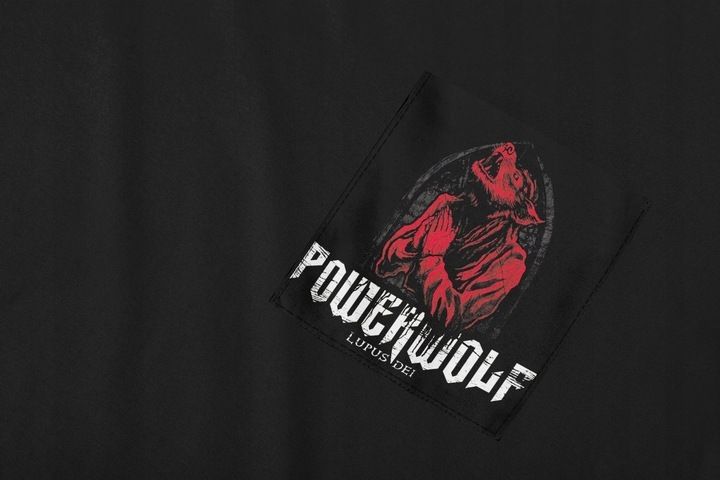 Koszulka z kieszonką Powerwolf r:M zdjęcie 5