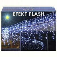 SOPLE 200 LED LAMPKI ZEWNĘTRZNE BIAŁY ZIMNY KURTYNA IP44 STAŁE + FLASH