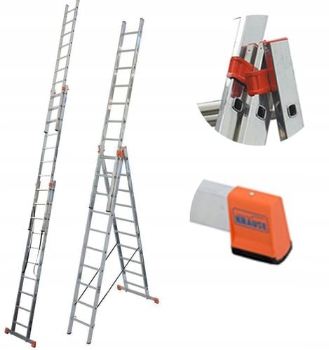 KRAUSE MONTO Tribilo drabina 3x10 szczebli 129680 7,65m na Arena.pl