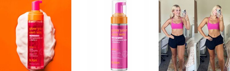 B.tan Pianka Samoopalająca DO OPALANIA Glow Your Own Way 200ml zdjęcie 6