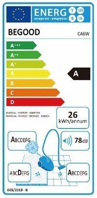 Odkurzacz workowy Begood CA6W 700W na Arena.pl