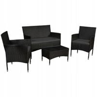 ZESTAW MEBLE OGRODOWE TECHNORATTAN KOMPLET MEBLI MEBLE OGRODOWYCH DO