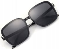 Damskie Duże Przeciwsłoneczne Okulary Kwadratowe