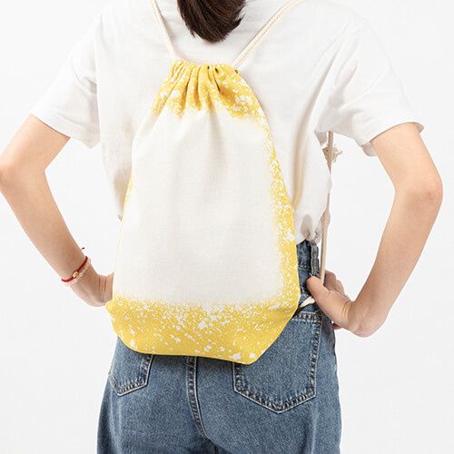Worek na plecy Bleached Starry Yellow do sublimacji zdjęcie 3