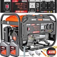 AGREGAT PRĄDOTWÓRCZY 3000W AVR GENERATOR 7KM+2x BRIGGS mp-0652 Majster