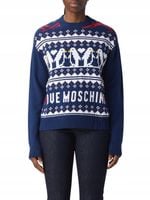 Sweter damski Love Moschino granatowy rozmiar 38