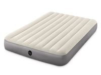 Materac welurowy do spania dwuosobowy dmuchany 203x152 cm INTEX 64103