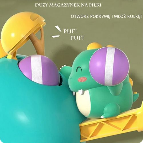 DINOZAUR NA KULKI GRA W RZUTKI PISTOLET na Arena.pl