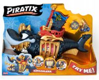 Piratix zestaw King Shark Golden Teeth złoty rekin z klatką